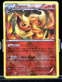 Pokemon Card Flareon Ancient Origins Reverse Holo Uncommon 13/98 Near Mint - Image 3