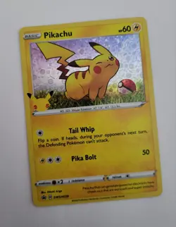 Pokemon Pikachu SWSH039 Holo Black Star Promo 2020 Rare TCG Card ENG - Image 1