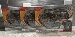 Brand New Sealed - Lot of 3 Pokemon TCG: Mabosstiff EX Box 4X Booster Packs Card - Image 1