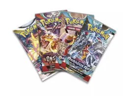 Brand New Sealed - Lot of 3 Pokemon TCG: Mabosstiff EX Box 4X Booster Packs Card - Image 4