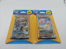(2) Unbroken Bonds & Cosmic Eclipse 3-Card Mini Booster Blister Pack New - Image 1