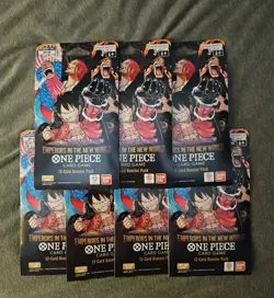 Emperors in the New World Booster Pack One Piece Card Game OP-09 [LOT OF 7] - Image 1