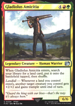 Gladiolus Amicitia FINAL FANTASY 224 NM MTG Magic - Image 1