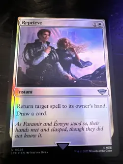 MTG FOILReprieve The Lord of the Rings: Tales of Middle-earth 0026 FOIL Uncommon - Image 1