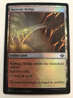 MTG Modern Horizons 2 Rustvale Bridge Foil 253/303 LP - Image 1