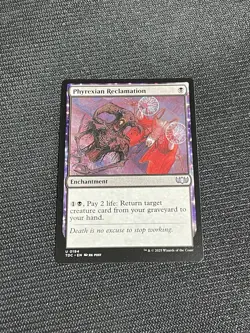 Phyrexian Reclamation / MTG Commander "Tarkir: Dragonstorm" / Near Mint - Image 1