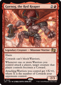 Gornog, the Red Reaper (Anime) - 49 - Foundations Jumpstart- Near Mint - MTG - Image 1