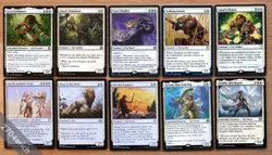 MTG Lot 10 Rare & Uncommon White Cats *NM* Set Magic EDH Group Commander - Image 1