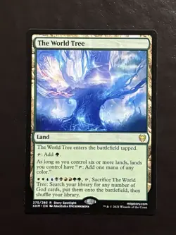 MTG Kaldheim the World Tree (KHM 373) , LP Condition - Image 1