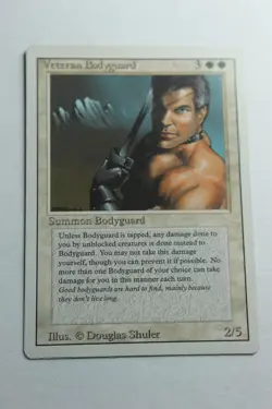 MTG Veteran Bodyguard x1- -Revised Edition-Lightly Played - Image 1