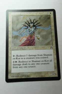 MTG Shaman en-Kor x1- -Stronghold-Lightly Played - Image 1