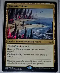 Raugrin Triome Ikoria: Lair of Behemoths Reg NM Pack Fresh Magic The Gathering - Image 1