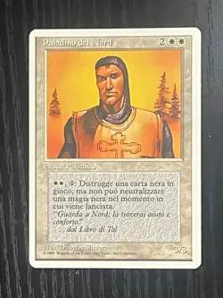 Magic MTG Italian Revised Northern Paladin Artist Proof Near Mint Only 50 Exist - Image 1
