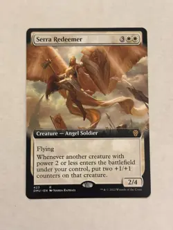 Serra Redeemer (Extended Art) Dominaria United Regular Magic the Gathering MTG - Image 1