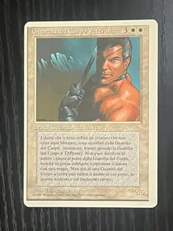 Magic MTG Italian Revised Veteran Bodyguard Artist Proof Near Mint Only 50 Exist - Image 1