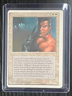 Magic MTG Italian Revised Veteran Bodyguard Artist Proof Near Mint Only 50 Exist - Image 3