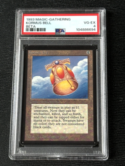 Magic the Gathering Beta Kormus Bell Limited Edition PSA VG-EX - Image 1