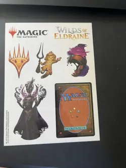 Magic the Gathering Wilds of Eldraine Promo Sticker Sheet 6” X 8” 2023 Wizards - Image 1