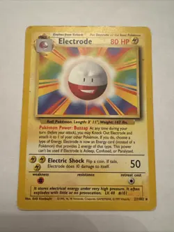 Electrode - Pokemon Base Set - 21/102 - Regular - Lightly Played - Image 1