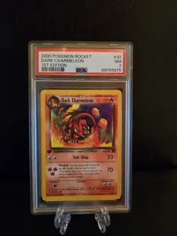 Dark Charmeleon #32 1st Edition Team Rocket 2000 Pokemon PSA 7 - Image 1
