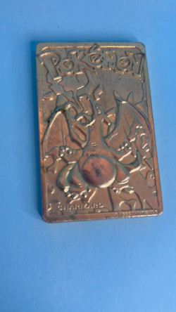 23K Gold Plated CHARIZARD Trading Card 1999 Pokemon - Image 2