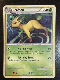 Pokemon Leafeon 13/95 Call of Legends Holo LP - Image 3