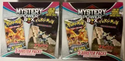 2x Pokemon Mystery Power Box Chase Pack Seeded 1:10 (5 Booster Packs) Sealed NEW - Image 1
