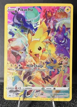 Pokemon TCG Pikachu 160/159 SWSH Crown Zenith Secret Rare - Image 1