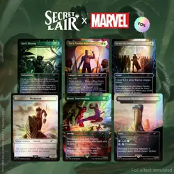 MTG Secret Lair x Marvel Black Panther Foil Edition | Sealed Magic the Gathering - Image 1