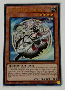 Yu-Gi-Oh! Dracotail Lukias (JUSH-EN001) - Ultra Rare - Image 1