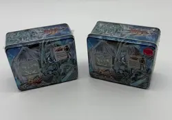 Lot of (2) Upper Deck Yu-Gi-Oh 2008 Holiday Series 1 Stardust Dragon Tin SEALED - Image 1
