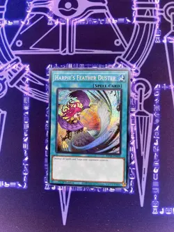 Mp24-en058 Harpie’s Feather Duster Misprint Secret Rare NM Yugioh - Image 1