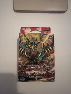 YUGIOH 1ST ED ONSLAUGHT OF THE FIRE KINGS STRUCTURE DECK FACTORY SEALED NEW - Image 2