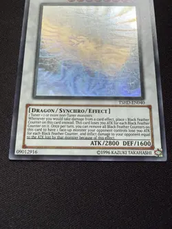 Black-Winged Dragon (Ghost Rare) TSHD-EN040 The Shining DarknessUnlimited Nm/vlp - Image 3