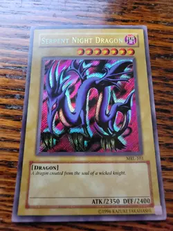 | Yugioh Serpent Night Dragon MRL-103 Secret Rare LP! 🔥 | - Image 1