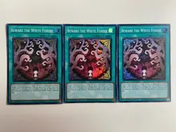 Yugioh x3 Beware the White Forest INFO-EN059 Super Rare 1st Edition NM - Image 1