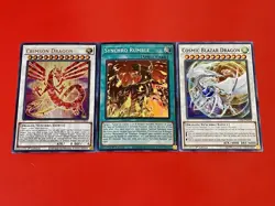 Crimson Dragon + Synchro Rumble + Cosmic Blazar Dragon | YuGiOh! - Image 1