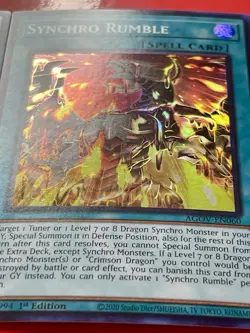 Crimson Dragon + Synchro Rumble + Cosmic Blazar Dragon | YuGiOh! - Image 5