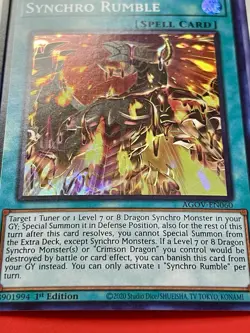 Crimson Dragon + Synchro Rumble + Cosmic Blazar Dragon | YuGiOh! - Image 4