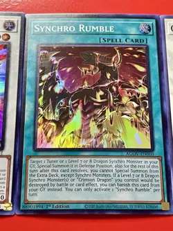 Crimson Dragon + Synchro Rumble + Cosmic Blazar Dragon | YuGiOh! - Image 5