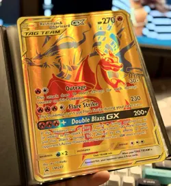 POKEMON TCG JUMBO CARD COLLECTION RESHIRAM CHARIZARD GX SM247 and MORE - Image 1