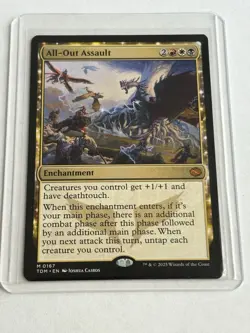 All-Out Assault - Tarkir: Dragonstorm (TDM) -MTG Mythic Rare #167 | Regular Card - Image 2