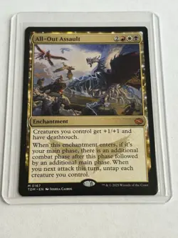 All-Out Assault - Tarkir: Dragonstorm (TDM) -MTG Mythic Rare #167 | Regular Card - Image 3