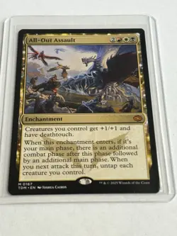 All-Out Assault - Tarkir: Dragonstorm (TDM) -MTG Mythic Rare #167 | Regular Card - Image 4