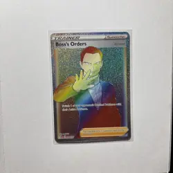 Pokemon TCG Boss's Orders Rebel Clash 200/192 Holo Rainbow Secret Rare Card - Image 1
