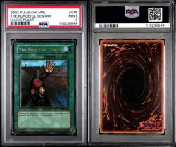 2002 Yu-Gi-Oh! The Forceful Sentry - PSA 9 MINT - Banned Spell Card - Image 3