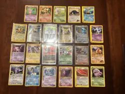 Rare Vintage Holo Pokemon Card Lot - Heavily Played - Image 1