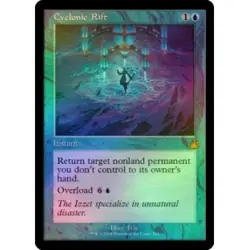 FOIL CYCLONIC RIFT (RETRO FRAME) Ravnica Remastered Magic MTG MINT CARD - Image 1