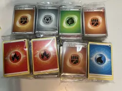 TCG Pokemon Cards Merch Bundle. Card Dividers, ETB Sleeves, Coins, Badges, Dices - Image 3