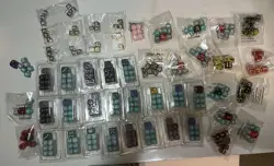 TCG Pokemon Cards Merch Bundle. Card Dividers, ETB Sleeves, Coins, Badges, Dices - Image 4